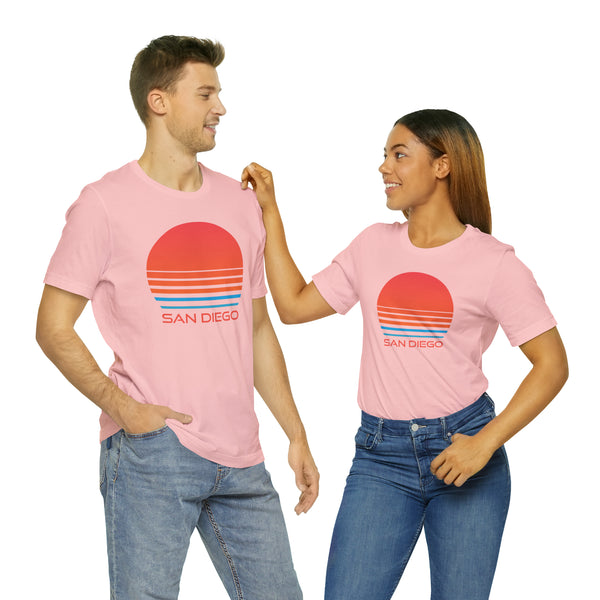 San Diego, California T-Shirt - Retro 80s Unisex San Diego Shirt