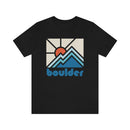 Boulder Shirt, Colorado Retro T-Shirt, Colorful Colorado tee, Boulder Mountain Shirt-7
