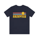 Nashville, Tennessee T-Shirt - Retro Sun Unisex Nashville T Shirt-13