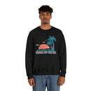 Carmel-by-the-Sea, California Sweatshirt - Unisex Retro Palm Tree Crewneck Carmel-by-the-Sea Sweatshirt-13