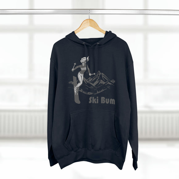 Premium Ski Bum Hoodie - Retro Unisex Sweatshirt