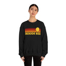 Jackson Hole, Wyoming Sweatshirt - Unisex Retro Sunset-10