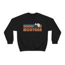 Montana Sweatshirt - Retro Mountain Unisex-9