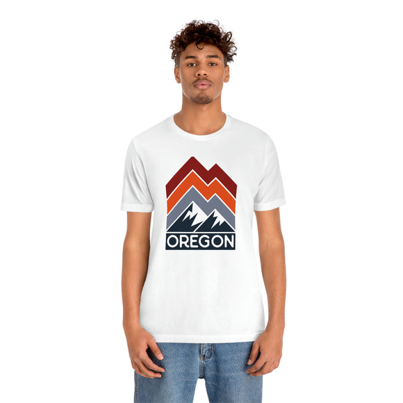 Oregon T-Shirt - Retro Mountain Unisex Oregon Shirt