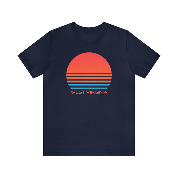 West Virginia T-Shirt - Retro 80s Unisex West Virginia Shirt