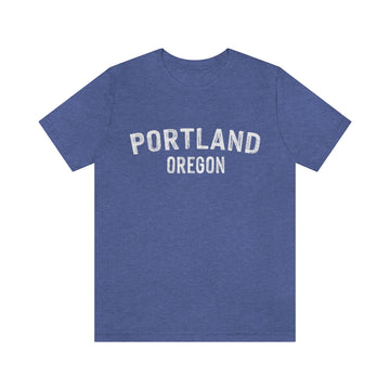 Portland, Oregon Shirt - Paint Text Unisex Portland T-Shirt