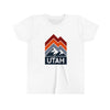 Utah Youth T-Shirt - Mountain Lines Utah Kid's TShirt