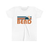 Bend Youth T-Shirt - Retro Mountain Oregon Kid's TShirt