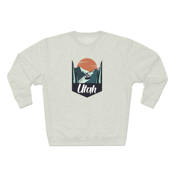 Premium Utah Crewneck Sweatshirt - Retro Unisex Sweatshirt