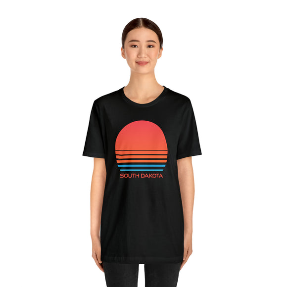 South Dakota T-Shirt - Retro 80s Unisex South Dakota Shirt