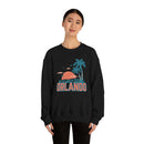 Orlando, Florida Sweatshirt - Unisex Retro Palm Tree Crewneck Orlando Sweatshirt-21