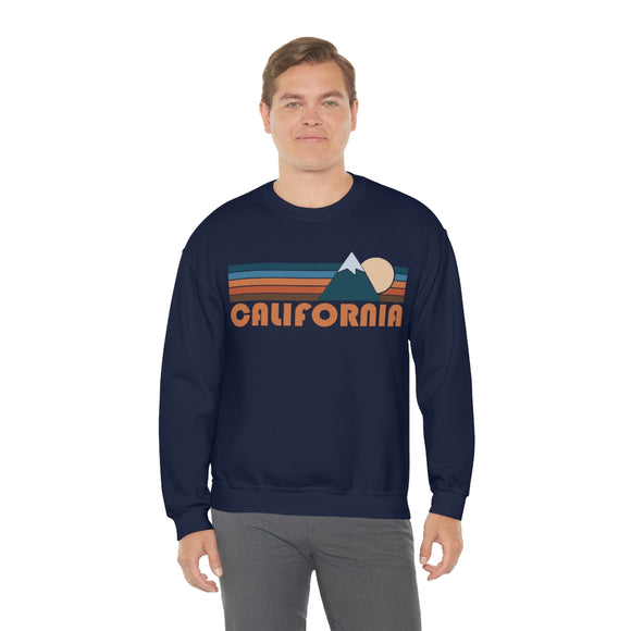 California Sweatshirt - Retro Mountain Unisex