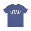 Utah T-Shirt - Paint Text Unisex Utah Shirt-1