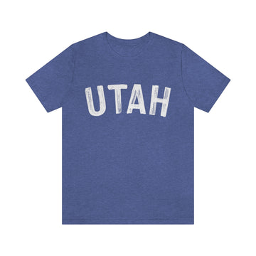 Utah T-Shirt - Paint Text Unisex Utah Shirt