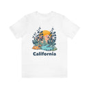 California T-Shirt - Mountain Illustration Unisex California Shirt-9
