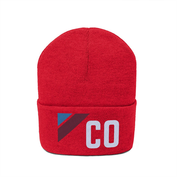Copy of Colorado Beanie - Adult Embroidered Retro Sunset Colorado Knit Hat