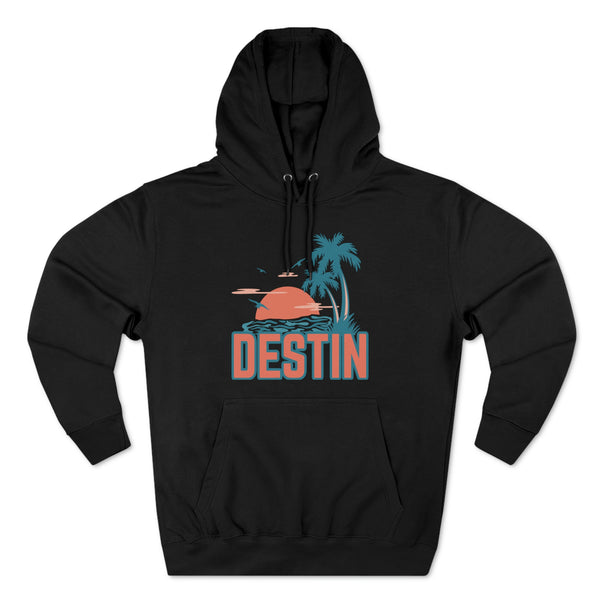 Premium Destin, Florida Hoodie Hoodie - Palm Tree Unisex Sweatshirt