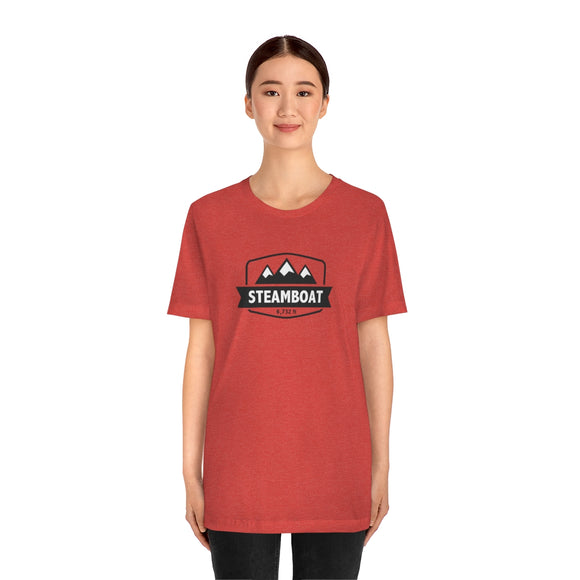 Steamboat, Colorado T-Shirt - Altitude Badge Unisex Steamboat Shirt