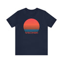 Wisconsin Shirt - Retro 80s Unisex Wisconsin T-Shirt-7