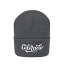 Colorado Beanie - Adult Hand Lettered Embroidered Colorado Knit Hat-2