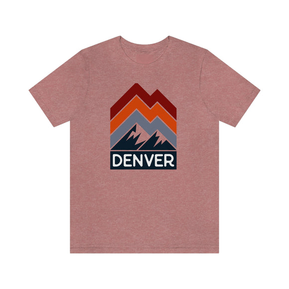 Denver, Colorado T-Shirt - Retro Mountain Unisex Denver Shirt