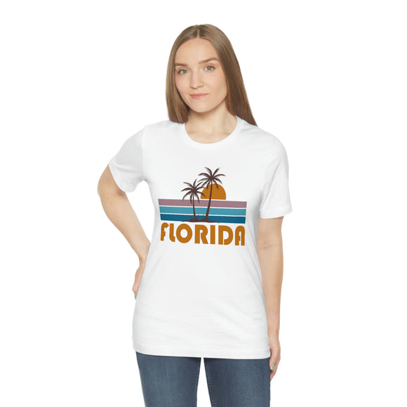 Florida T-Shirt - Retro Palm Tree Unisex Florida Shirt