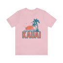 Kauai, Hawaii T-Shirt - Retro Palm Tree & Beach Unisex Kauai Shirt-65