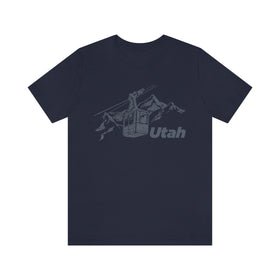 Buy navy Utah T-Shirt - Retro Unisex Utah T Shirt