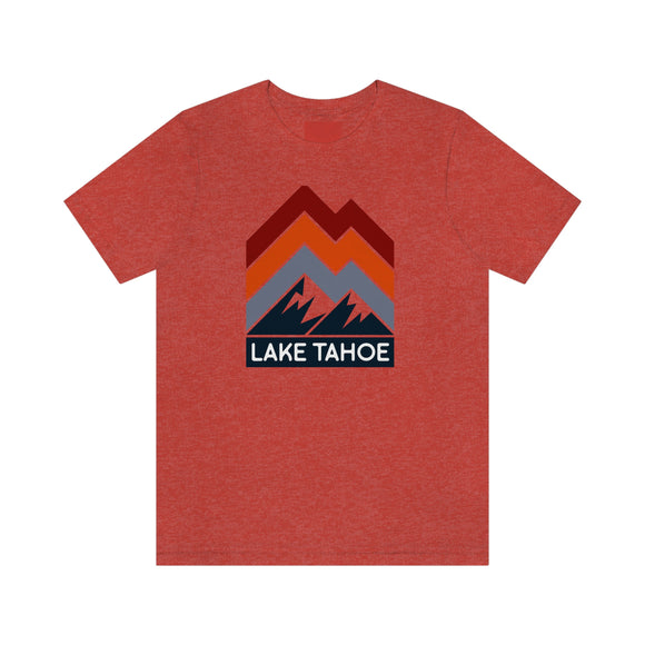 Lake Tahoe, California T-Shirt - Retro Mountain Unisex Lake Tahoe Shirt