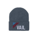 Vail, Colorado Beanie - Adult Embroidered Retro Vail Knit Hat-13
