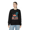 Biloxi, Mississippi Sweatshirt - Unisex Retro Palm Tree Crewneck Biloxi Sweatshirt