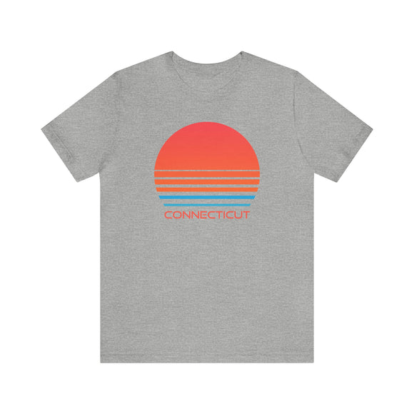 Connecticut T-Shirt - Retro 80s Unisex Connecticut Shirt
