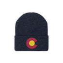 Colorado Beanie - Adult Embroidered Colorado Flag Knit Hat-1