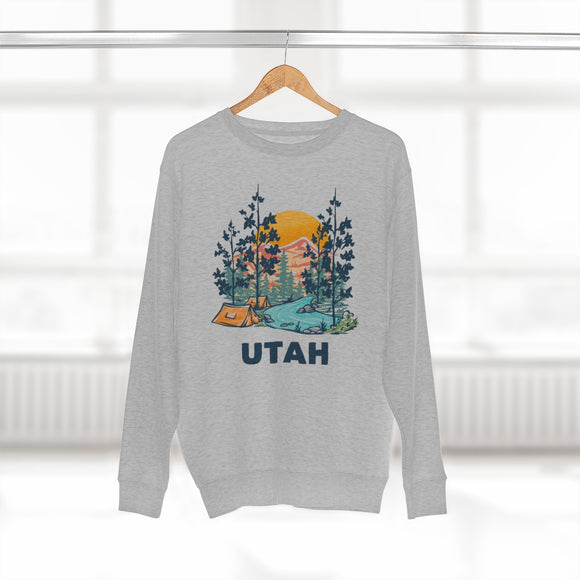 Premium Utah Sweatshirt - Unisex Premium Crewneck Utah Sweatshirt
