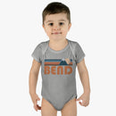 Bend Baby Bodysuit - Retro Mountain Bend, Oregon Baby Bodysuit-8