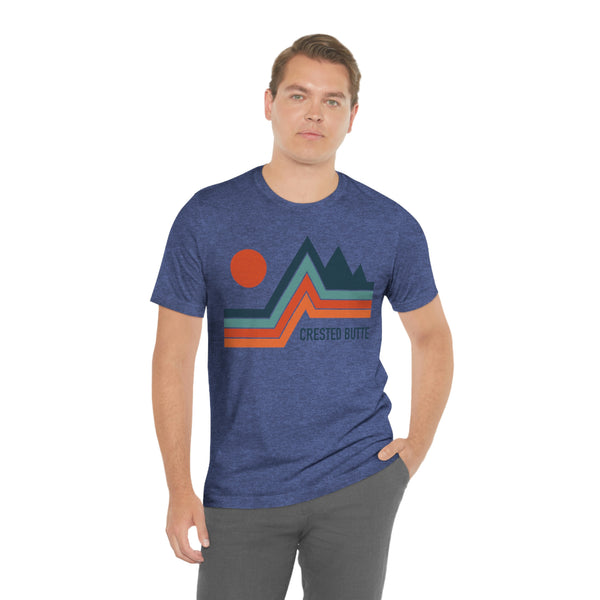 Crested Butte, Colorado T-Shirt - Retro Mountain Unisex Crested Butte Shirt
