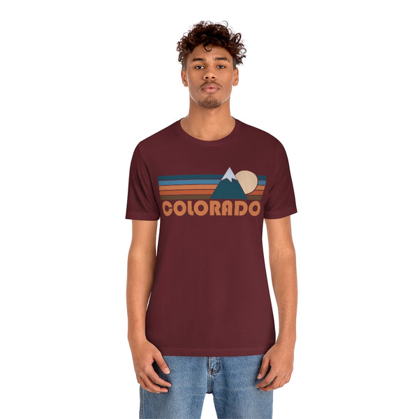 Colorado T-Shirt - Retro Mountain Unisex Colorado Shirt