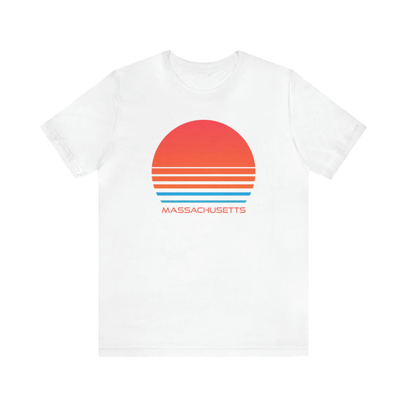 Massachusetts T-Shirt - Retro 80s Unisex Massachusetts Shirt