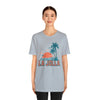 La Jolla, California T-Shirt - Retro Palm Tree & Beach Unisex La Jolla Shirt