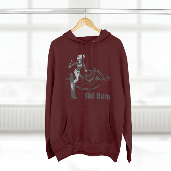 Premium Ski Bum Hoodie - Retro Unisex Sweatshirt