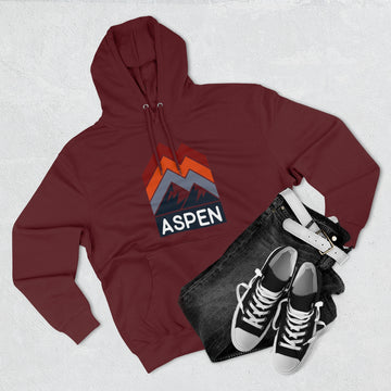 Premium Aspen, Colorado Hoodie - Retro Unisex Sweatshirt - 0