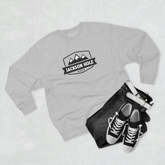 Premium Jackson Hole, Wyoming Crewneck Sweatshirt - Retro Unisex Sweatshirt