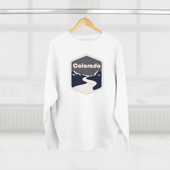 Premium Colorado Crewneck Sweatshirt - Retro Unisex Sweatshirt