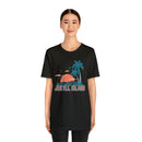 Jekyll Island, Georgia T-Shirt - Retro Palm Tree & Beach Unisex Jekyll Island Shirt-27