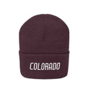 Colorado Beanie - Adult Embroidered Colorado Knit Hat-26