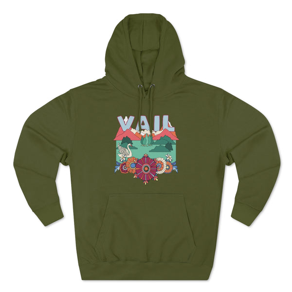 Premium  Vail, Colorado Hoodie - Boho Unisex Sweatshirt