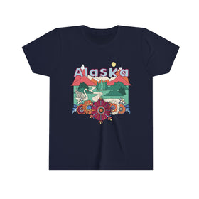 Alaska Youth T-Shirt - Boho Alaska Kid's TShirt