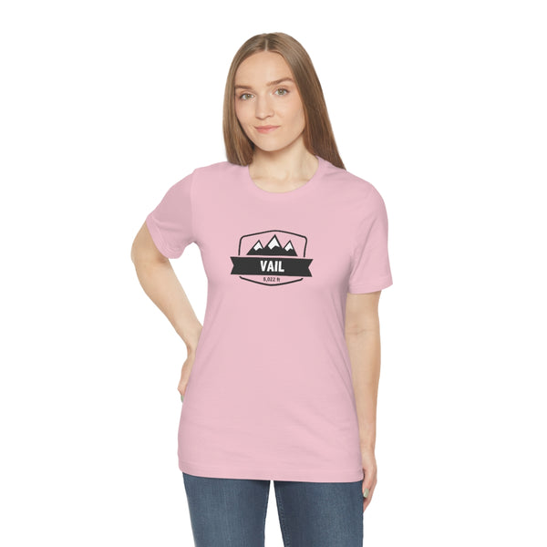 Vail, Colorado T-Shirt - Altitude Badge Unisex Vail Shirt