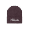 Wisconsin Beanie - Adult Hand Lettered Embroidered Wisconsin Knit Hat