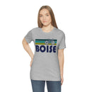 Boise T-Shirt - Retro Mountain Bike Adult Unisex Boise, Idaho T Shirt-4